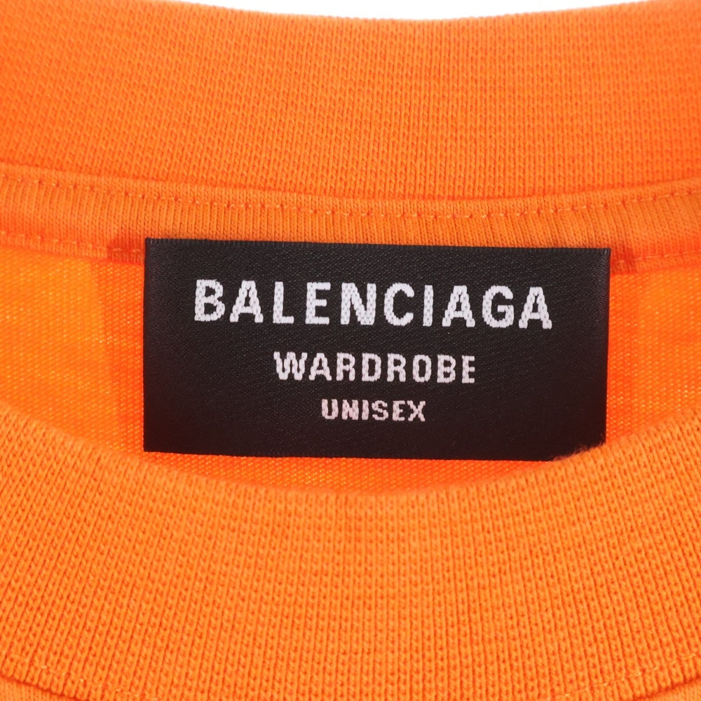 BALENCIAGA(バレンシアガ) 21SS ワンポイントロゴ刺繍 クルーネック 