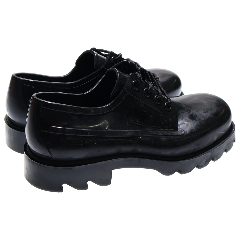 BOTTEGA VENETA(ボッテガヴェネタ) ラバー レースアップ ダービー ローカットシューズ ブラック レディース