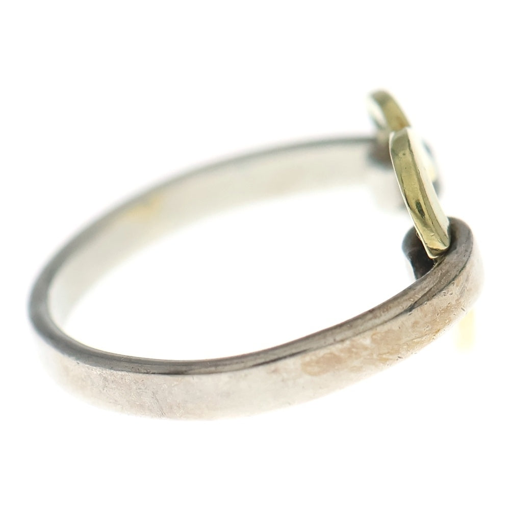 TIFFANY & Co.(ティファニー) Sv925×K18 オープンハート リング 指輪