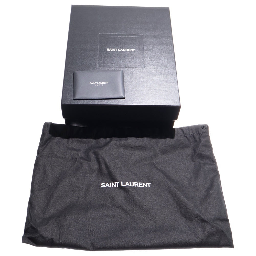 SAINT LAURENT PARIS(サンローランパリ) パファートイショルダーバッグ チェーンバッグ ハンドバッグ ブラック レザー 759337 ゴールド金具 レディース