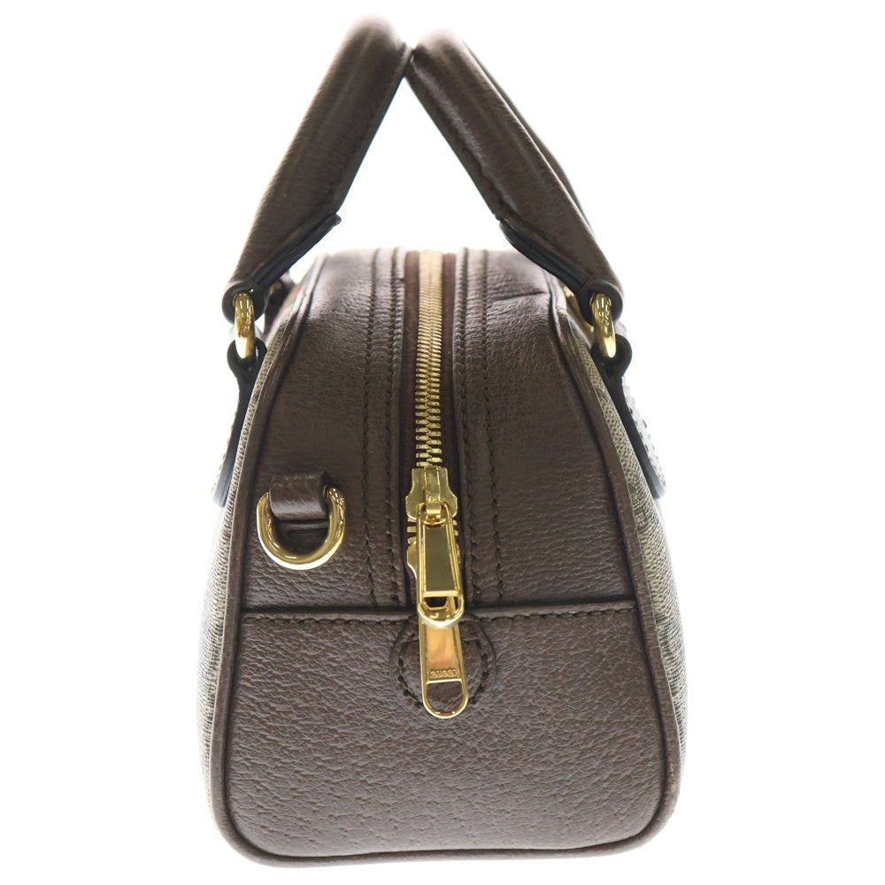 GUCCI(グッチ) オフィディア GG 2WAYバッグ ショルダーバッグ ハンドバッグ ベージュ×ブラウン レザー×PVC 724606 ゴールド金具 レディース
