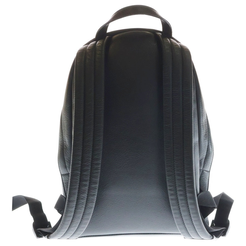 BALENCIAGA(バレンシアガ) エブリデイ レザー バックパック リュックサック ブラック レザー 552379 シルバー金具 レディース