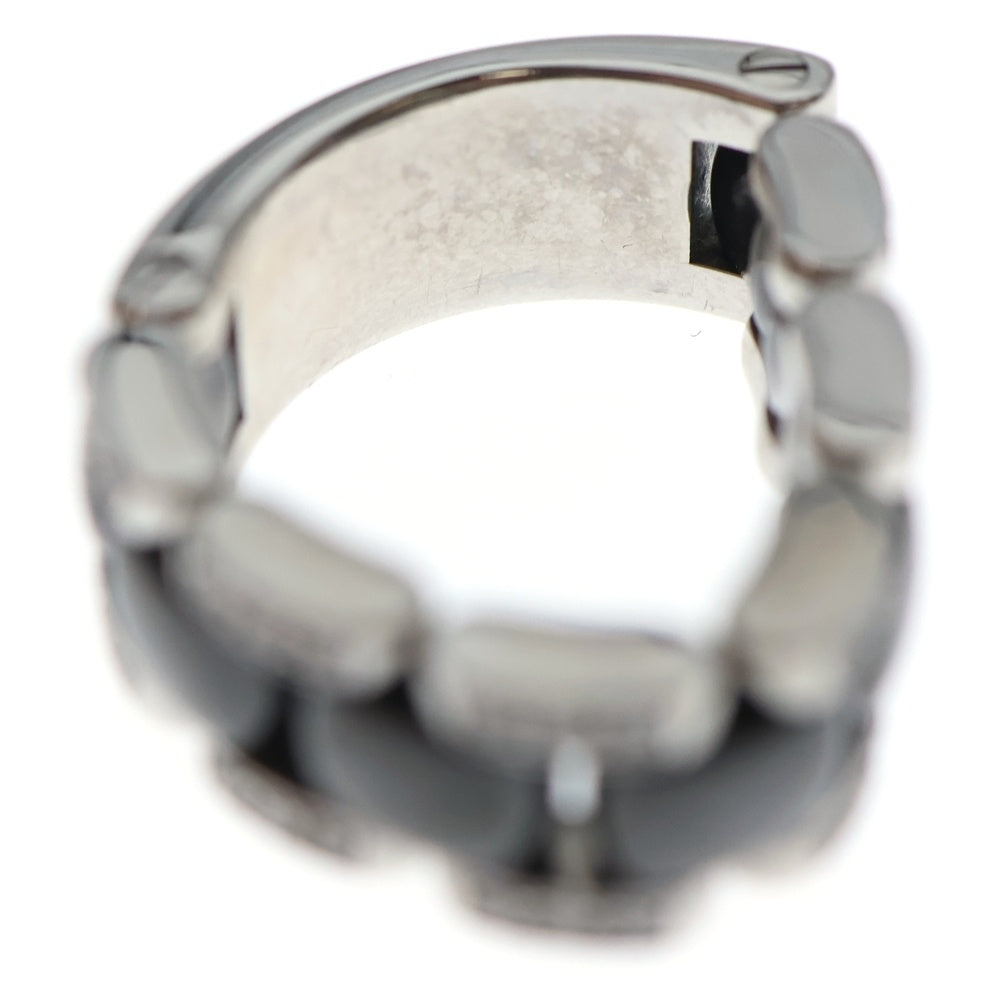 CHANEL(シャネル) ウルトラ リング ブラック セラミック ホワイトゴールド 750WG 49 指輪 レディース