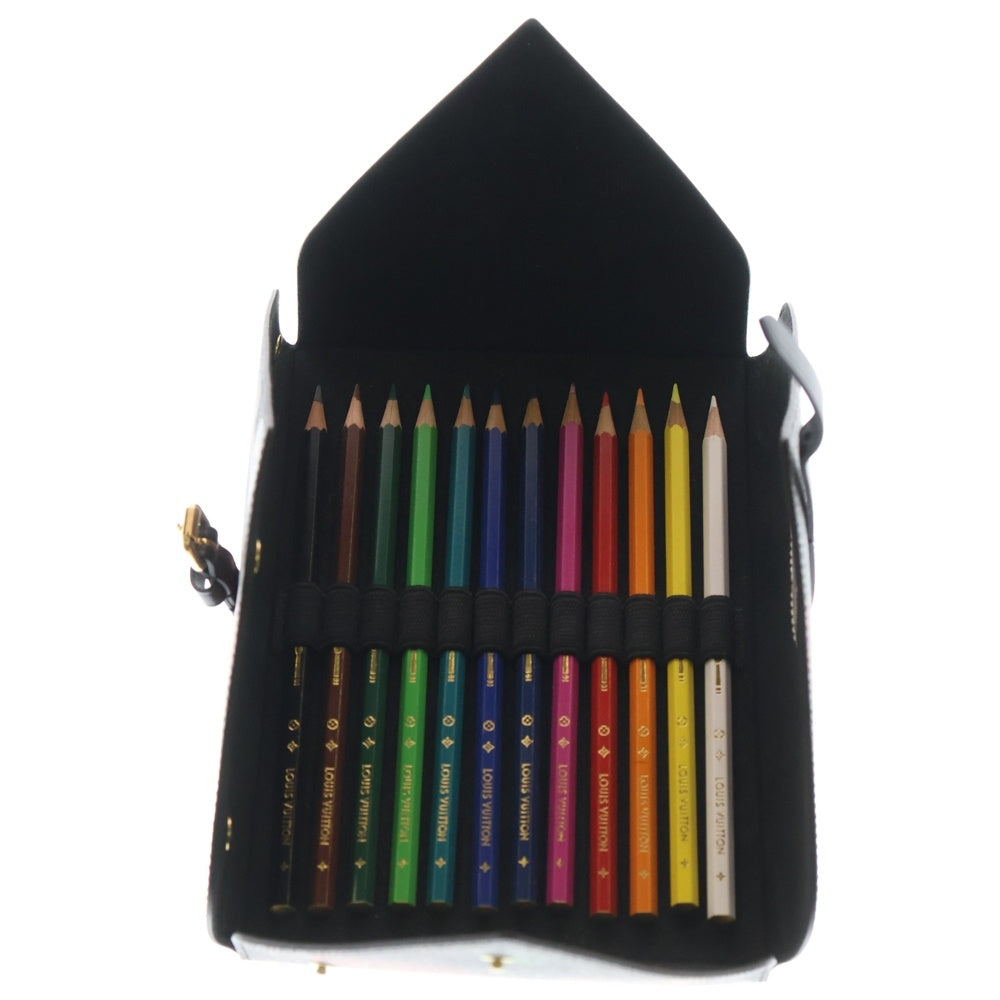 LOUIS VUITTON(ルイヴィトン) モノグラム フォルナセッティ カラーポーチ ケース 色鉛筆 筆記用具 文房具 ブラウン GI0697 レディース