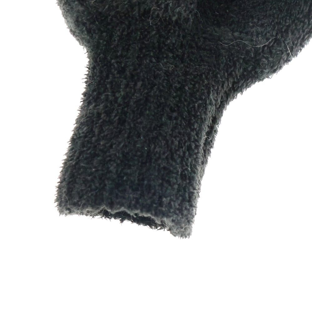 BALENCIAGA(バレンシアガ) エンブレム BBロゴ刺繍 クルーネック プルオーバー 長袖ニット セーター ブラック 651106 レディース