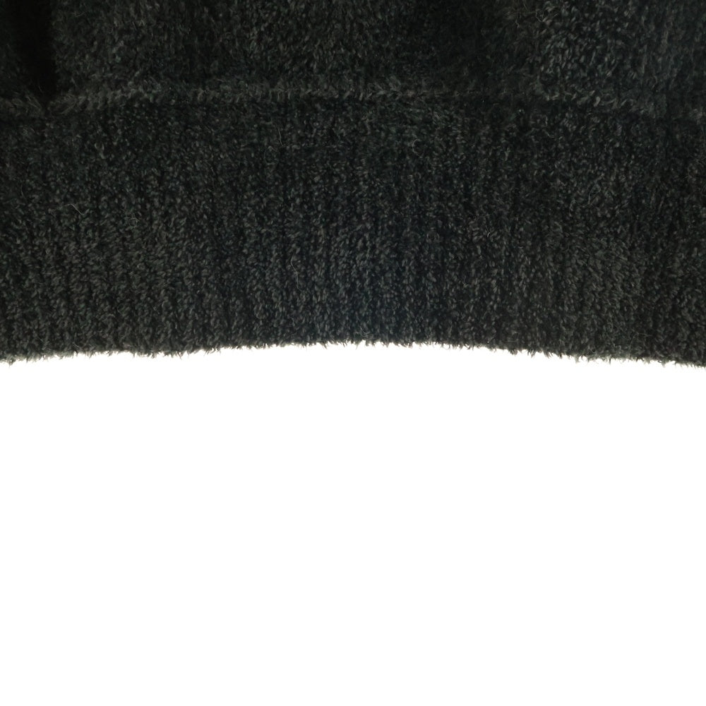 BALENCIAGA(バレンシアガ) エンブレム BBロゴ刺繍 クルーネック プルオーバー 長袖ニット セーター ブラック 651106 レディース