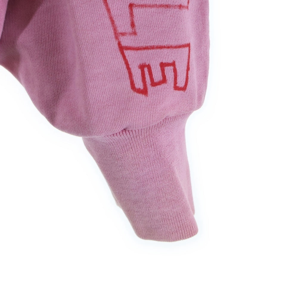 BALENCIAGA(バレンシアガ) 22AW Pink Martini ピンク マティーニ グラフィックプリント プルオーバー スウェットパーカー フーディー ピンク 697971 レディース
