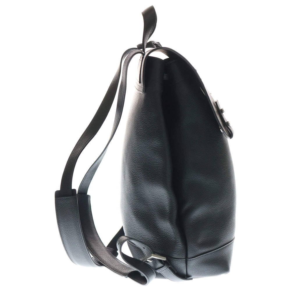 SAINT LAURENT PARIS(サンローランパリ) サック ド ジュール スープル レザー バックパック リュックサック シルバー金具 ブラック 480585