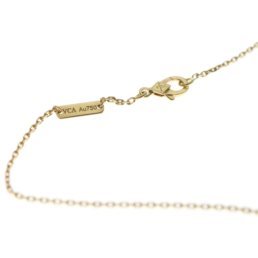 Van Cleef & Arpels(ヴァンクリーフアンドアーペル) ヴィンテージアルハンブラ マザーオブパール ネックレス イエローゴールド 750YG VCARA45900 ジュエリー レディース