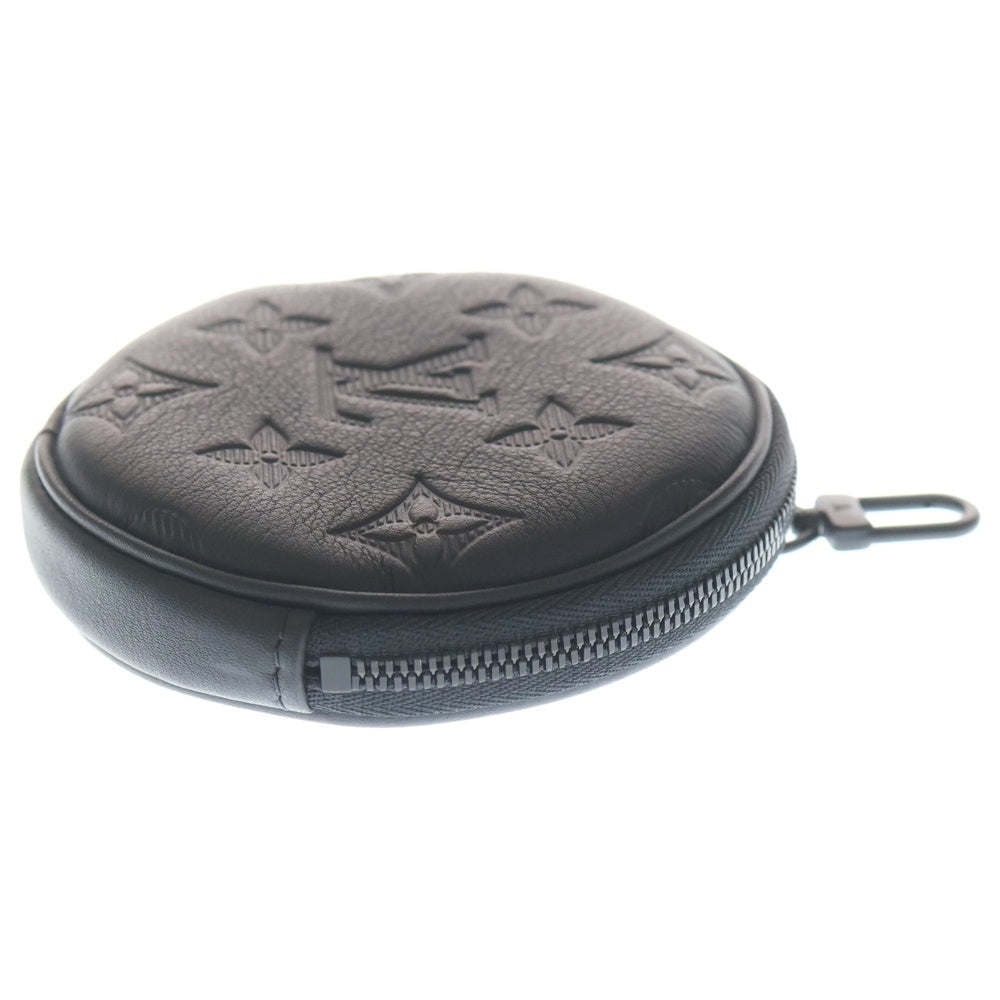 LOUIS VUITTON(ルイヴィトン) デュオ スリングバッグ モノグラム シャドウ エンボスレザー ラウンド ポーチ ブラック M21890