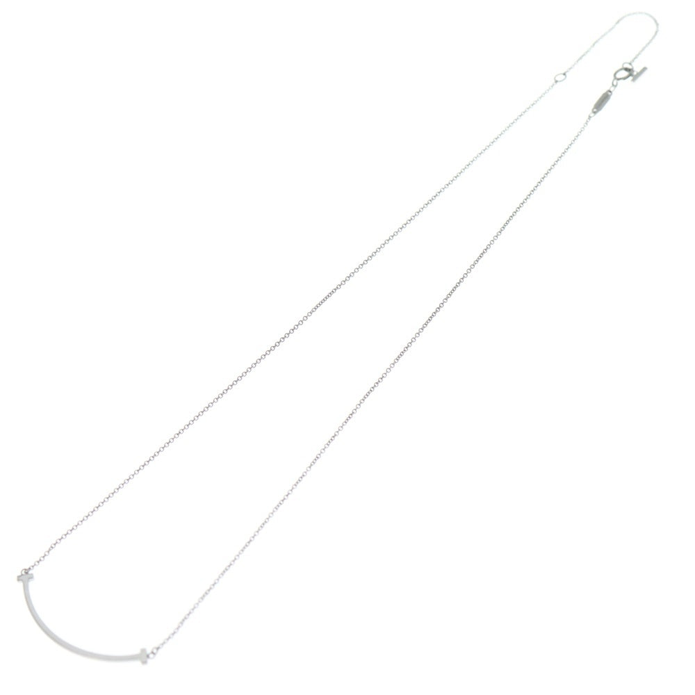 TIFFANY & Co.(ティファニー) Tスマイル スモール ネックレス K18WG