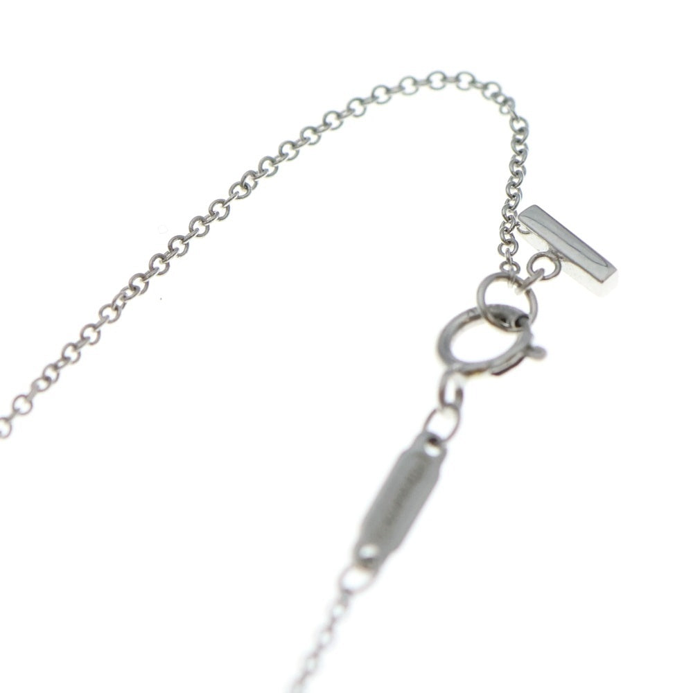 TIFFANY & Co.(ティファニー) Tスマイル スモール ネックレス K18WG ホワイトゴールド レディース