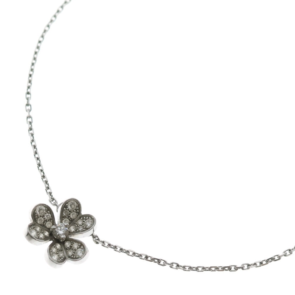 Van Cleef & Arpels(ヴァンクリーフアンドアーペル) フリヴォル ミニ ダイヤ ネックレス Au750 K18 WG ホワイトゴールド