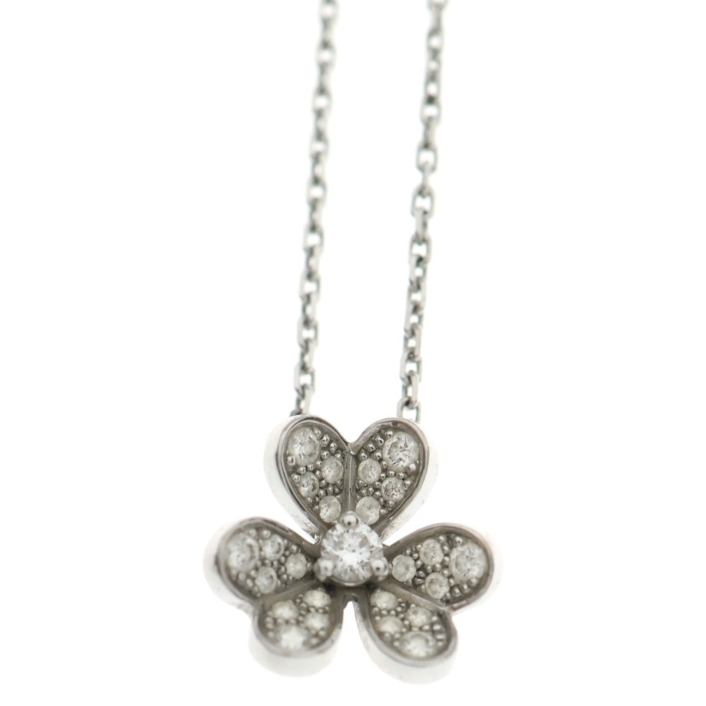 Van Cleef & Arpels(ヴァンクリーフアンドアーペル) フリヴォル ミニ ダイヤ ネックレス Au750 K18 WG ホワイトゴールド