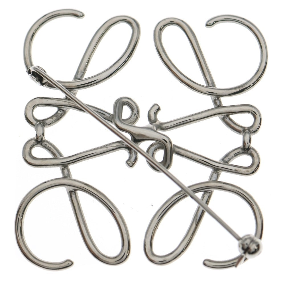 LOEWE(ロエベ) アナグラム ロゴ ブローチ ピンバッジ シルバー レディース