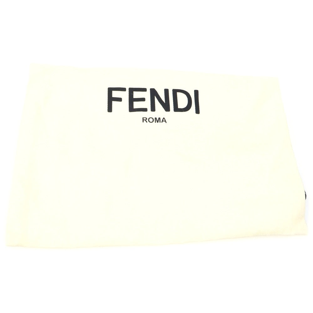 FENDI(フェンディ) FFロゴカットデザインヒール アンクルストラップパンプス ベージュ レディース
