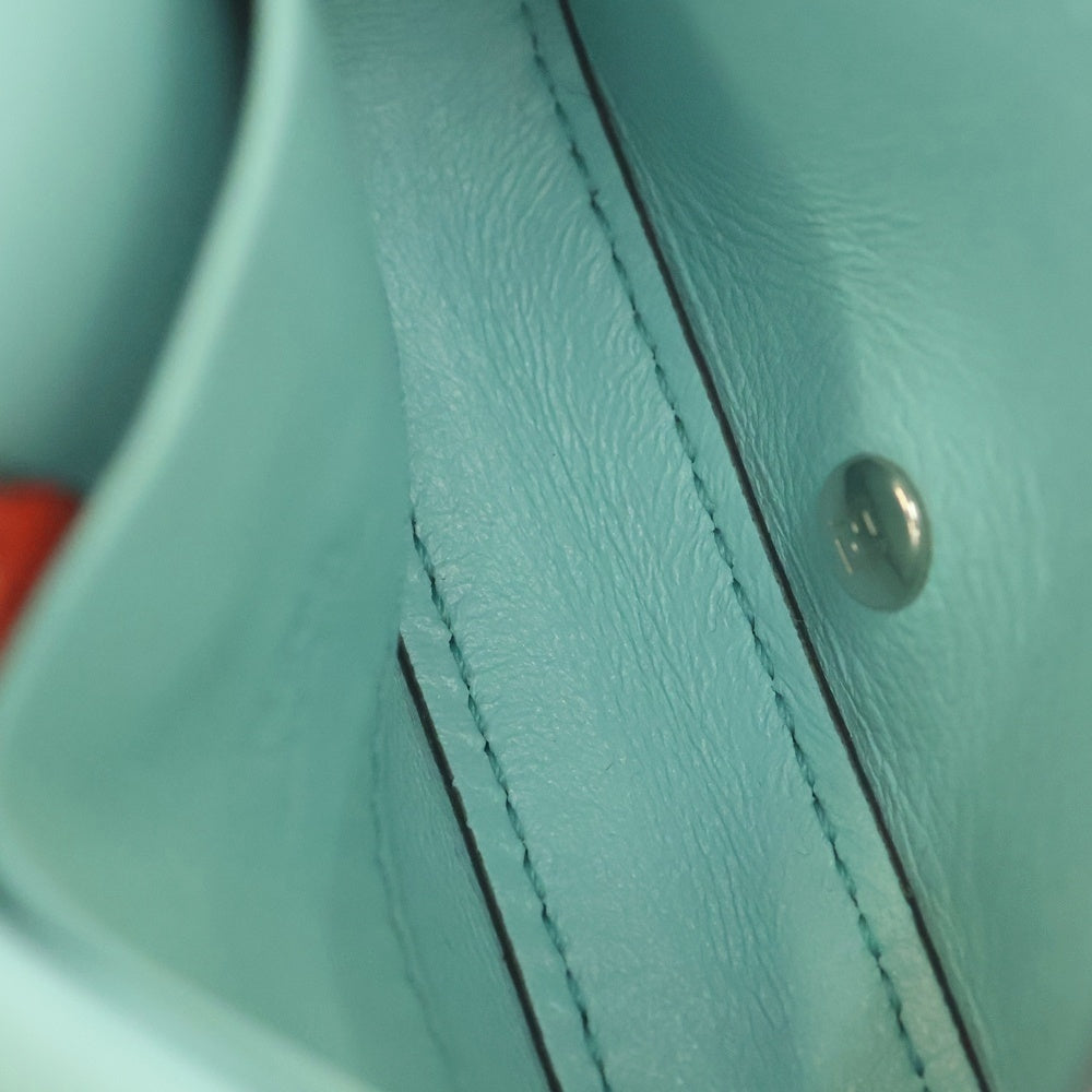 FENDI(フェンディ) マイクロバケット バッグチャーム レッド レザー 7AR763