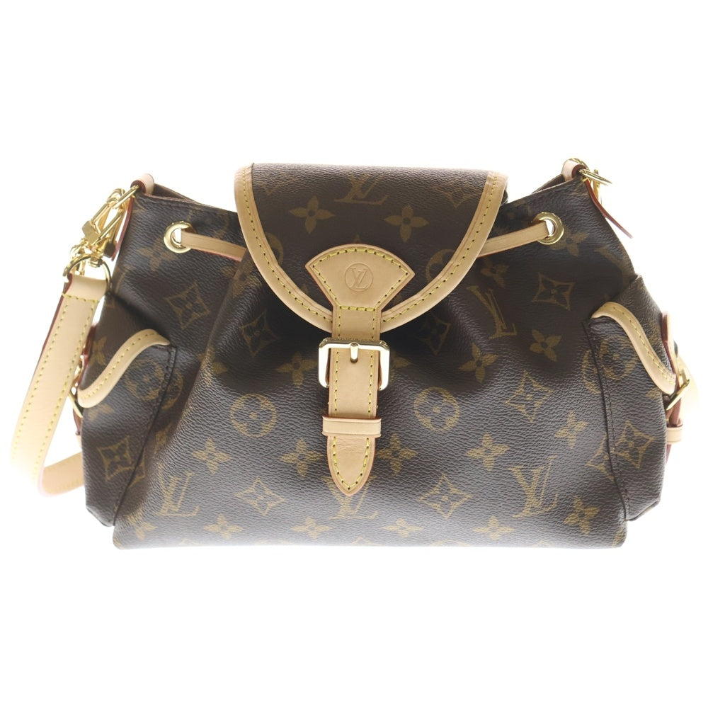 LOUIS VUITTON(ルイヴィトン) モノグラム オデッセイPM ショルダーバッグ チェーンバッグ ブラウン レザー×PVC M25085 ゴールド金具 レディース