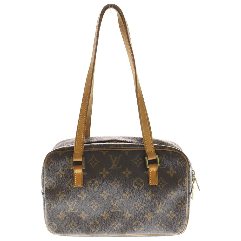 LOUIS VUITTON(ルイヴィトン) モノグラム シテMM ハンドバッグ ブラウン PVCレザー M51182