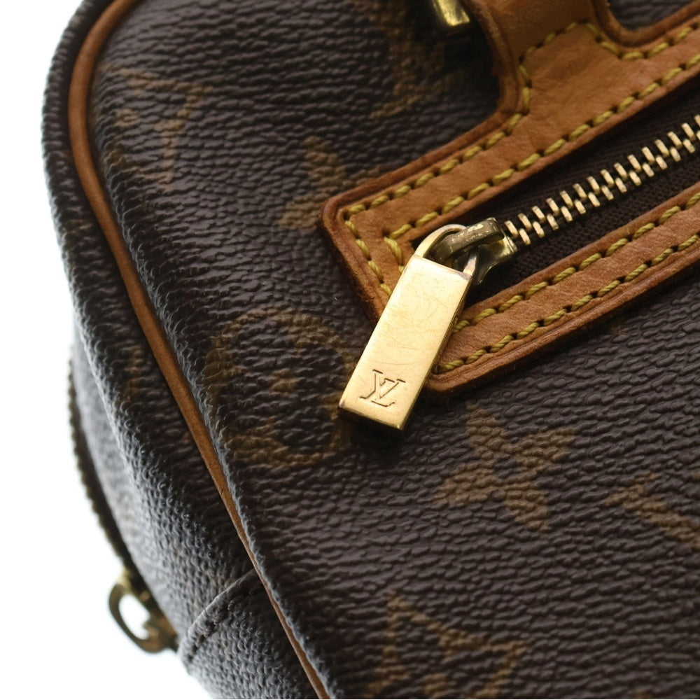 LOUIS VUITTON(ルイヴィトン) モノグラム シテMM ハンドバッグ ブラウン PVCレザー M51182