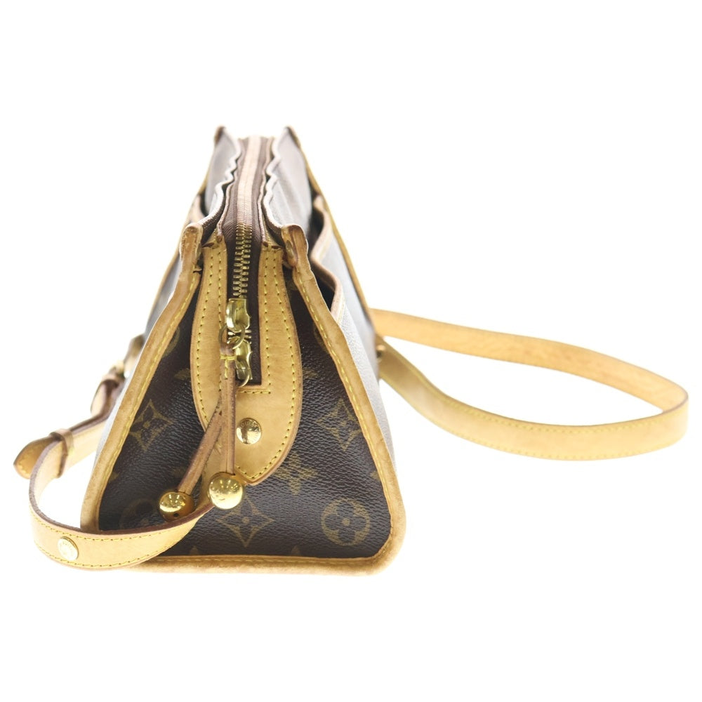 LOUIS VUITTON(ルイヴィトン) モノグラム ポパンクール・ロン ショルダーバッグ ブラウン PVCレザー M40008