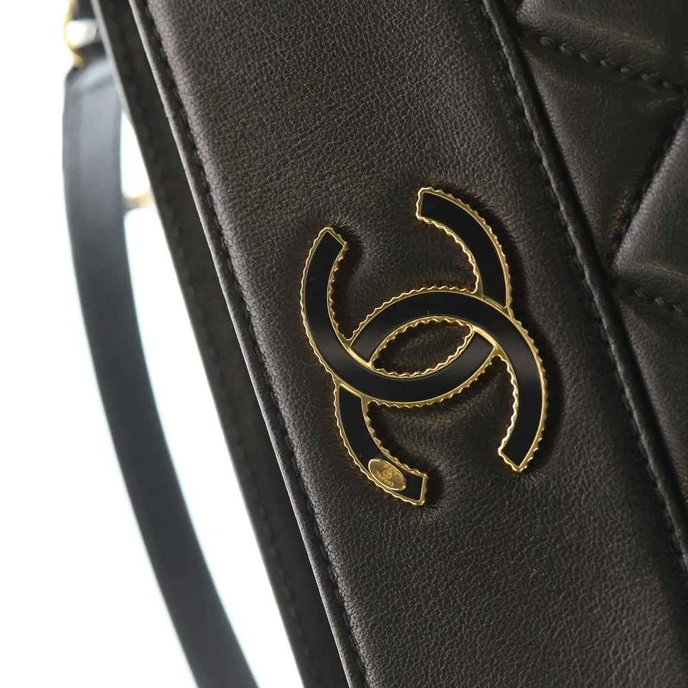 CHANEL(シャネル) マドモアゼル ブラック ラムスキン トートバッグ