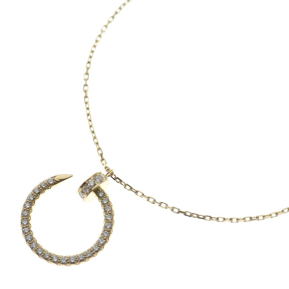 Cartier(カルティエ) ジュストアン クル ダイヤ ネックレス Au750 K18 YG ゴールド ペンダント レディース