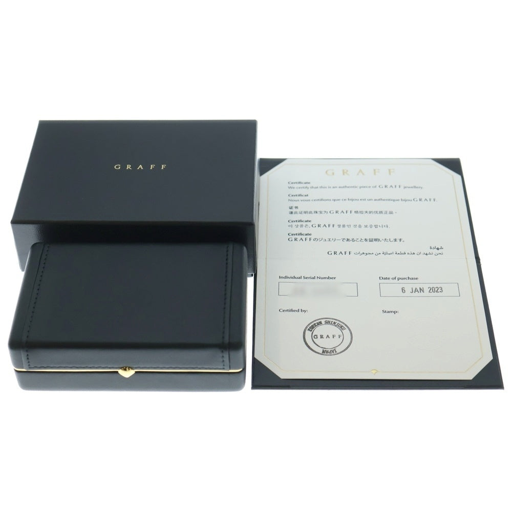 GRAFF(グラフ) バタフライ パヴェ ピアス 0.08ct Au750 WG ホワイトゴールド RGE1563 ジュエリー レディース