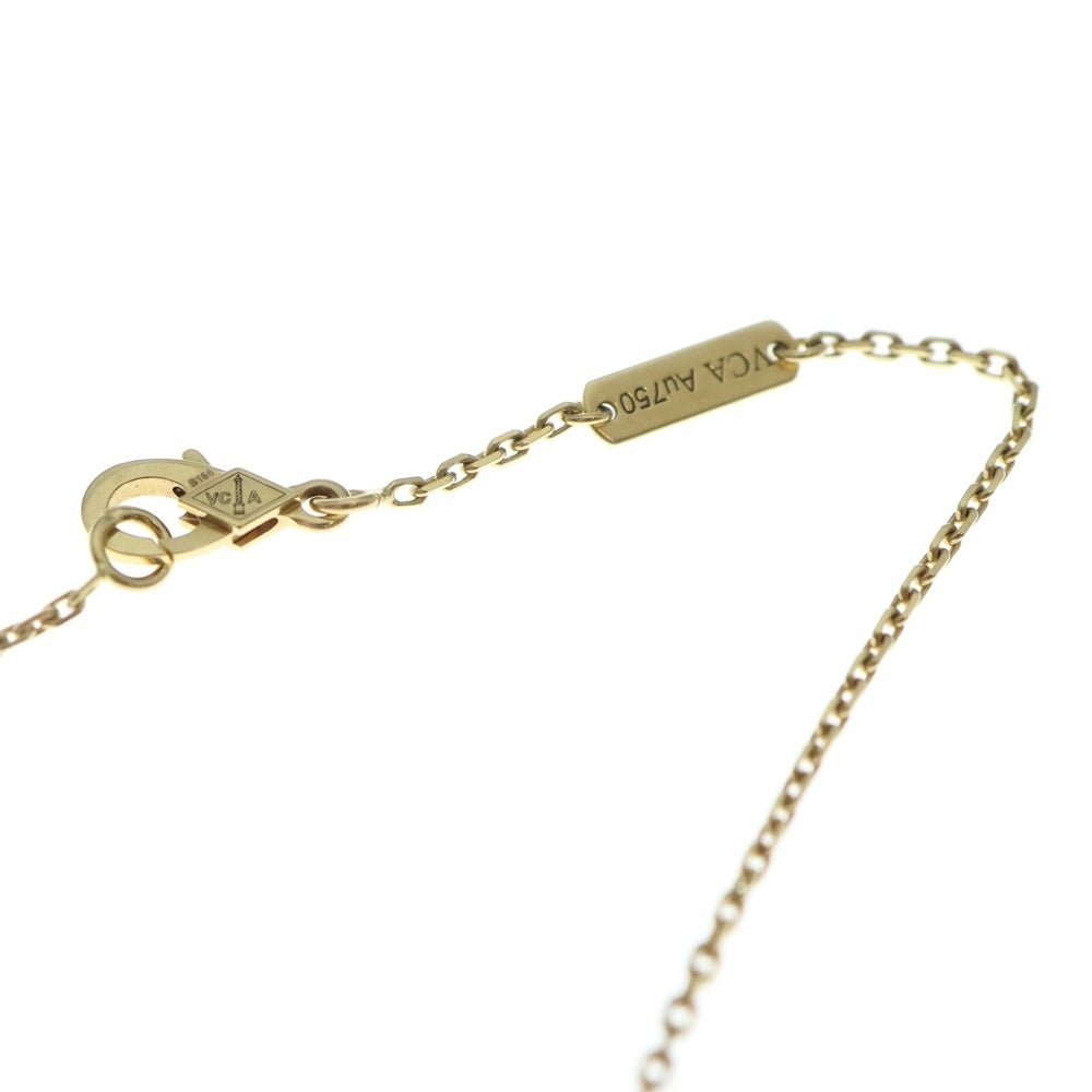 Van Cleef & Arpels(ヴァンクリーフアンドアーペル) ヴィンテージ アルハンブラ マザーオブパール ネックレス Au750 K18 YG イエローゴールド VCARA45900 レディース