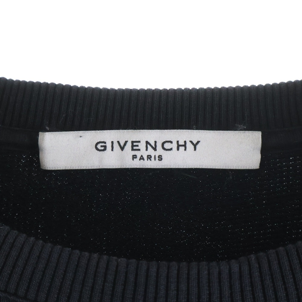GIVENCHY(ジバンシィ) FREEDOM フリーダムロゴスウェットトレーナー ブラック