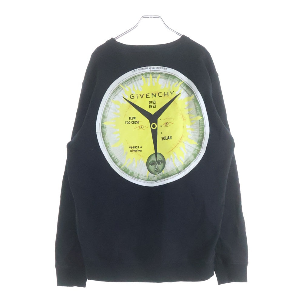GIVENCHY(ジバンシィ) スクエアロゴプリント スウェットトレーナー ブラック