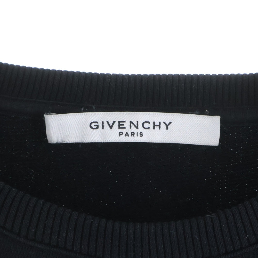GIVENCHY(ジバンシィ) スクエアロゴプリント スウェットトレーナー ブラック