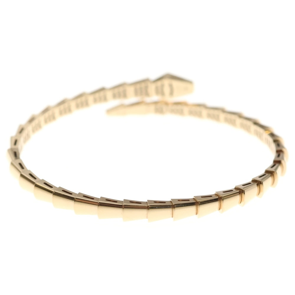 BVLGARI(ブルガリ) セルペンティ ヴァイパー ブレスレット バングル ピンクゴールド Au750PG #M #17