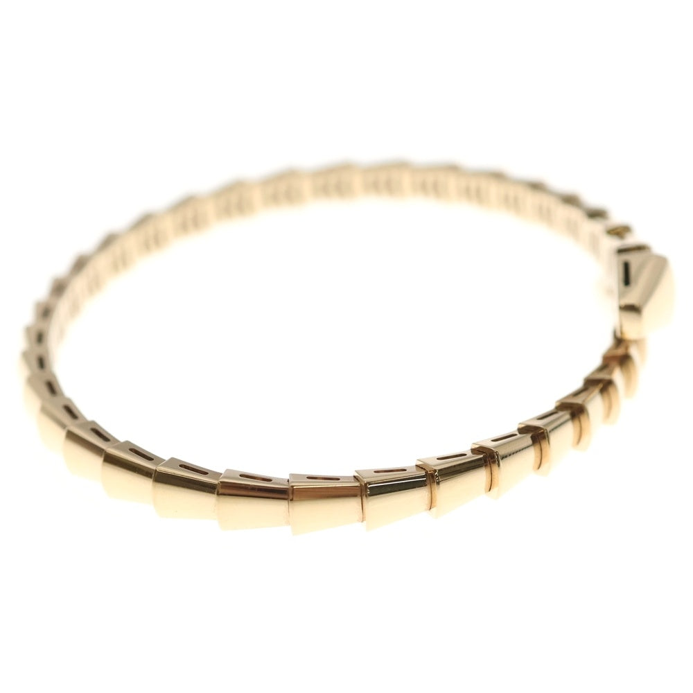 BVLGARI(ブルガリ) セルペンティ ヴァイパー ブレスレット バングル ピンクゴールド Au750PG #M #17