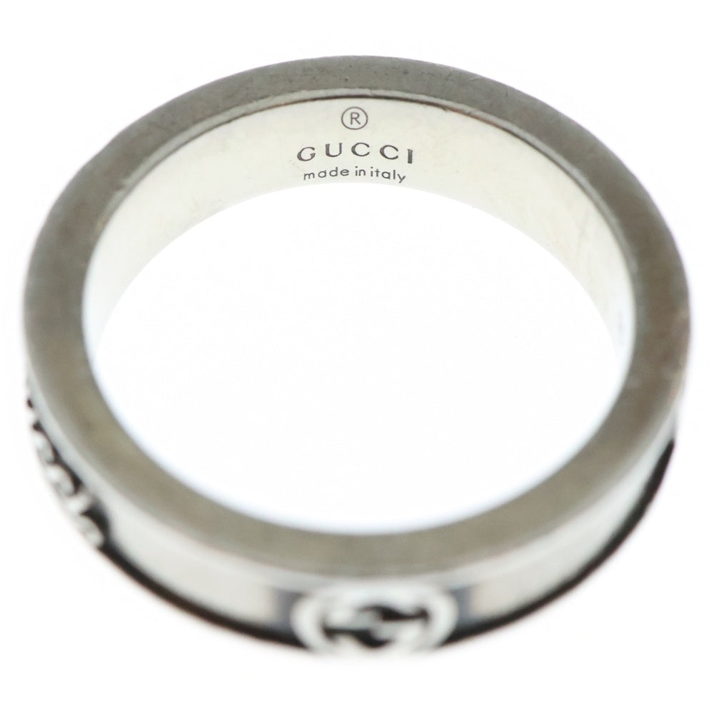 GUCCI(グッチ) Ag925 GGリング 指輪 シルバー #15 レディース