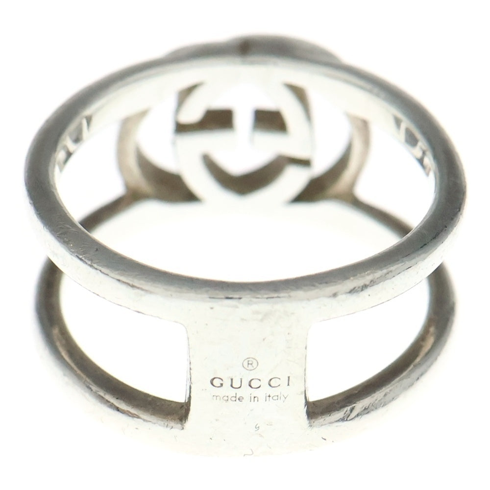 GUCCI(グッチ) インターロッキング リング 指輪 シルバー #12 レディース