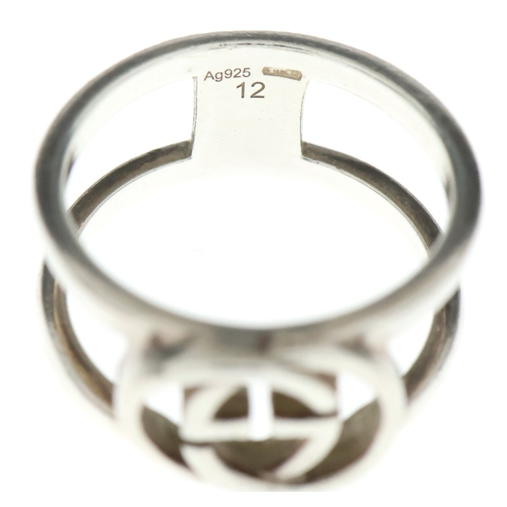 GUCCI(グッチ) インターロッキング リング 指輪 シルバー #12 レディース