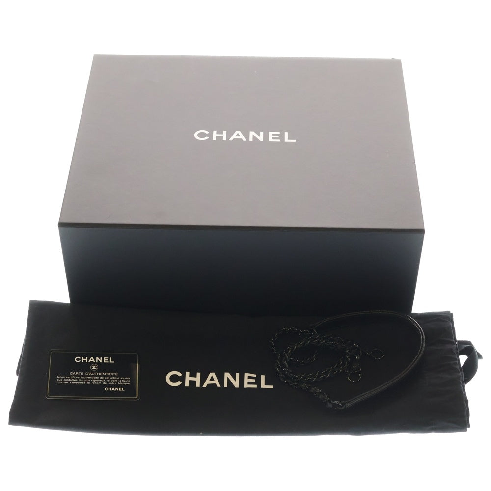 CHANEL(シャネル) ココハンドルXS マトラッセ キャビアスキン レザー ココマーク 2WAY ハンド チェーンショルダーバッグ ブラック A92990 レディース
