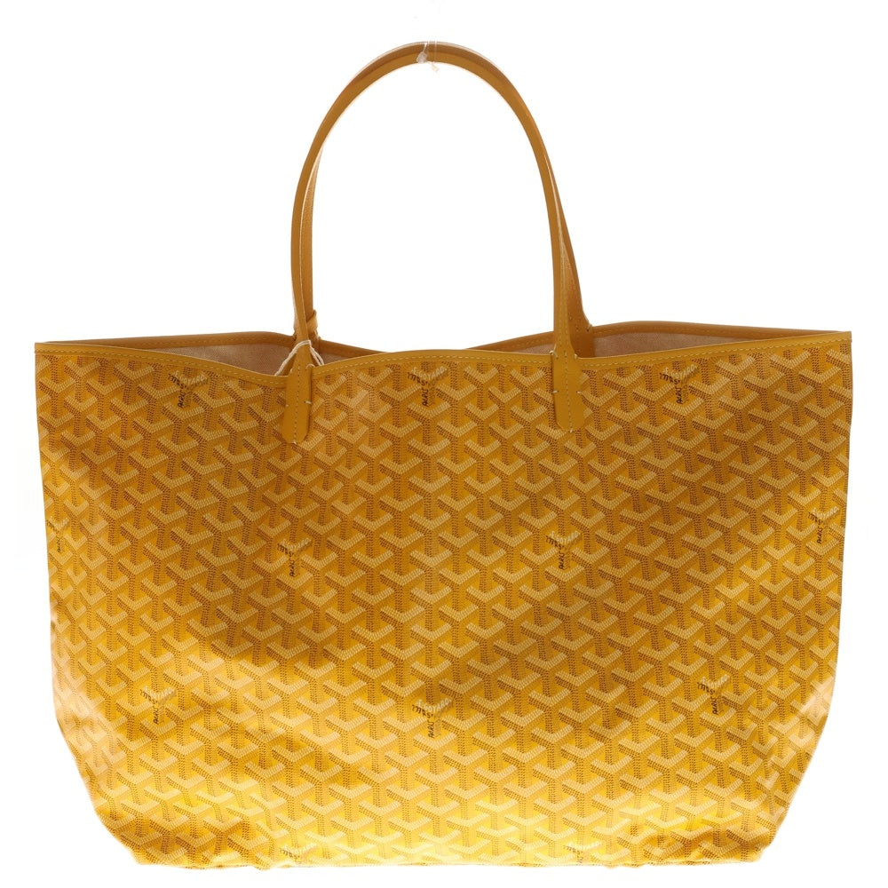 GOYARD(ゴヤール) サンルイGM PVCコーティングキャンバス レザー トートバッグ イエロー レディース