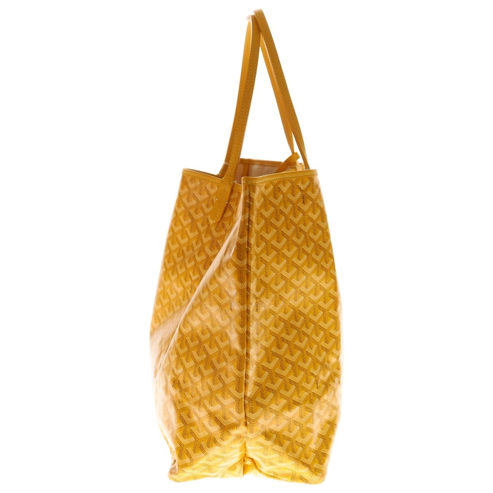 GOYARD(ゴヤール) サンルイGM PVCコーティングキャンバス レザー トートバッグ イエロー レディース
