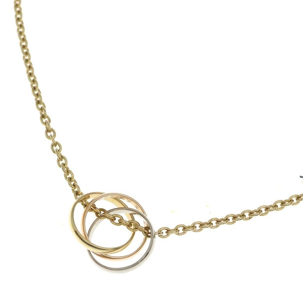 Cartier(カルティエ) ベビートリニティ ネックレス ゴールド YG×PG×WG Au750 ジュエリー レディース