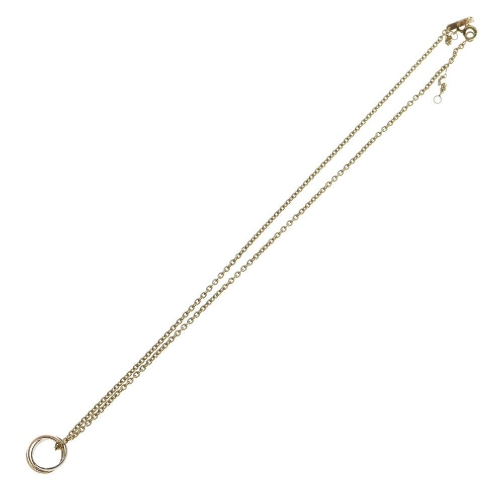 Cartier(カルティエ) ベビートリニティ ネックレス ゴールド YG×PG×WG Au750 ジュエリー レディース