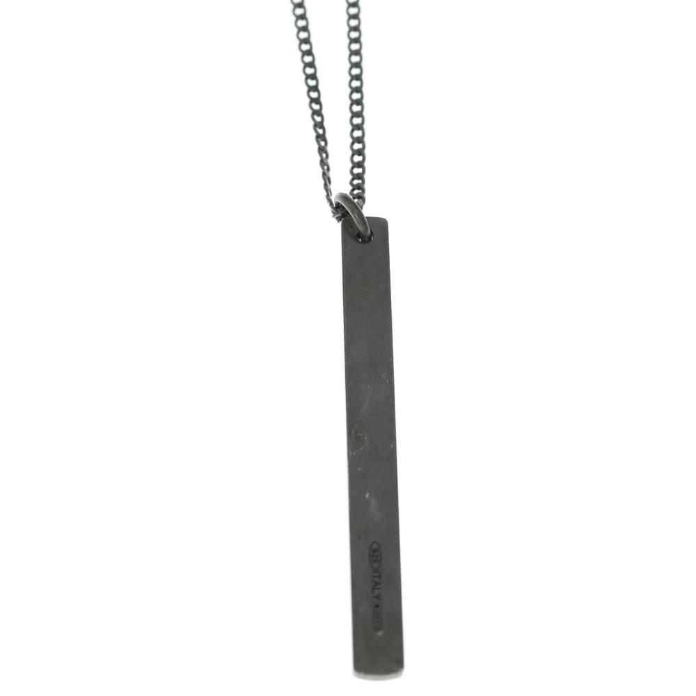 Maison Margiela(メゾンマルジェラ) ロゴプレートチェーンネックレス Ag925 シルバー