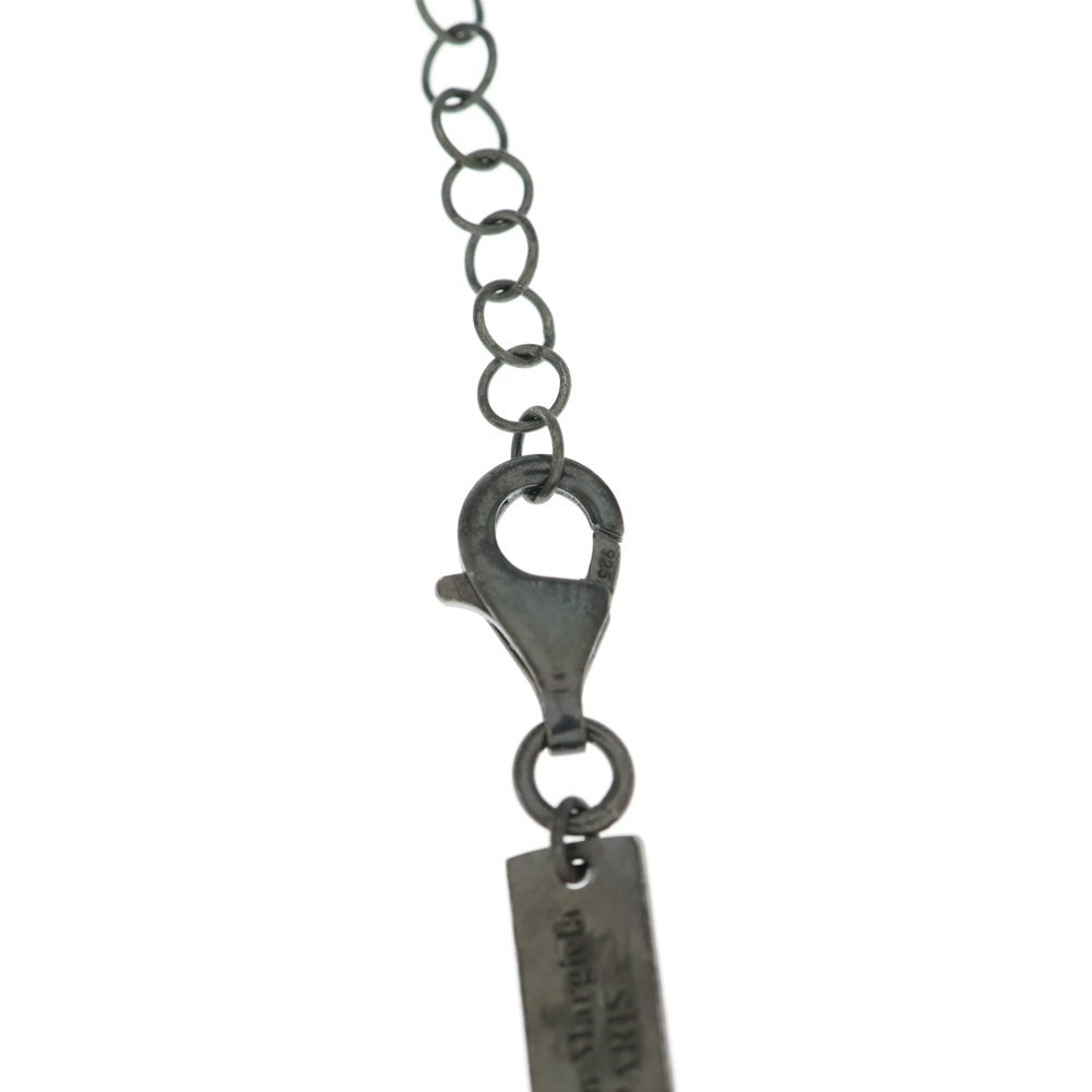 Maison Margiela(メゾンマルジェラ) ロゴプレートチェーンネックレス Ag925 シルバー
