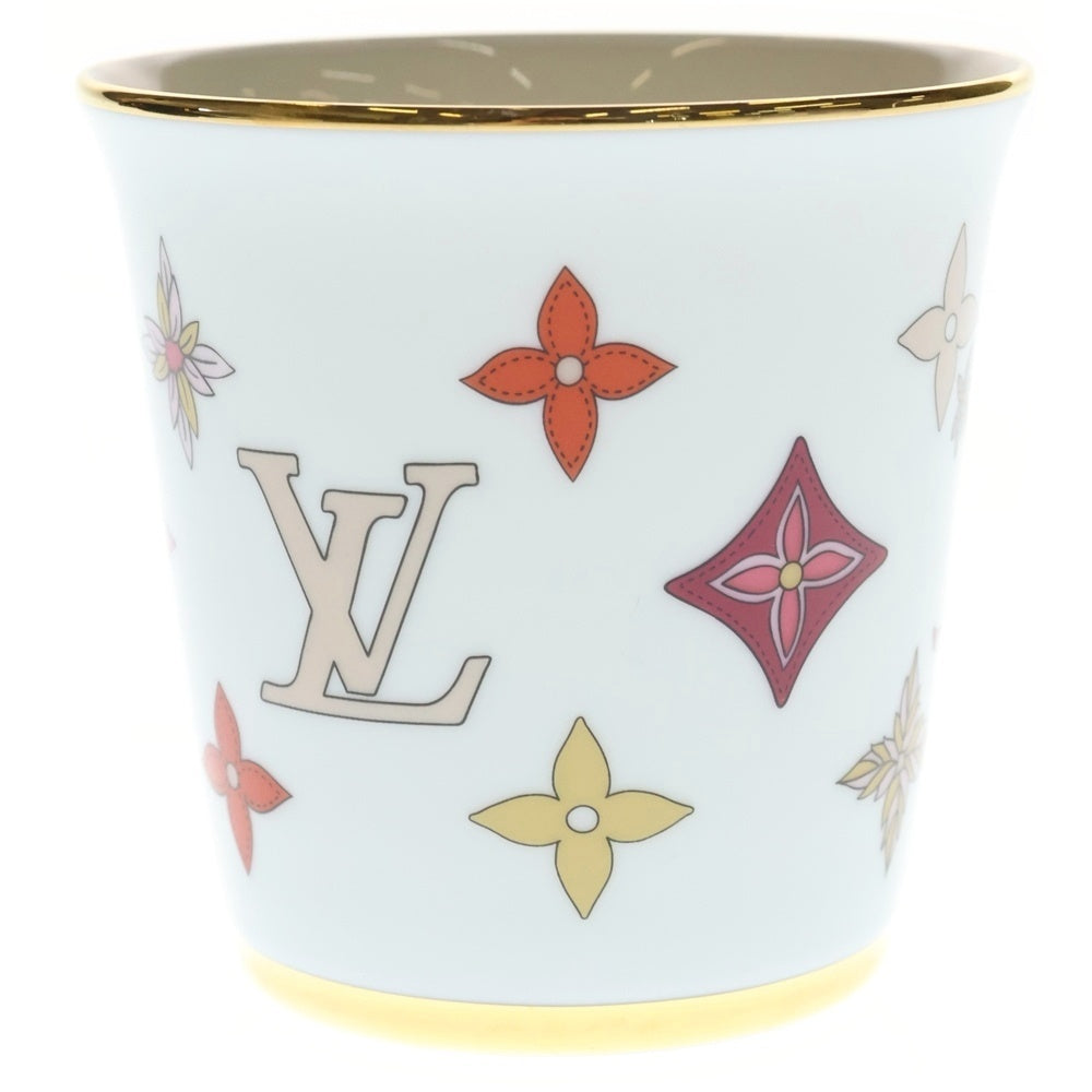 LOUIS VUITTON(ルイヴィトン) モノグラムフラワー ポーセリン マグカップ 食器 ホワイト