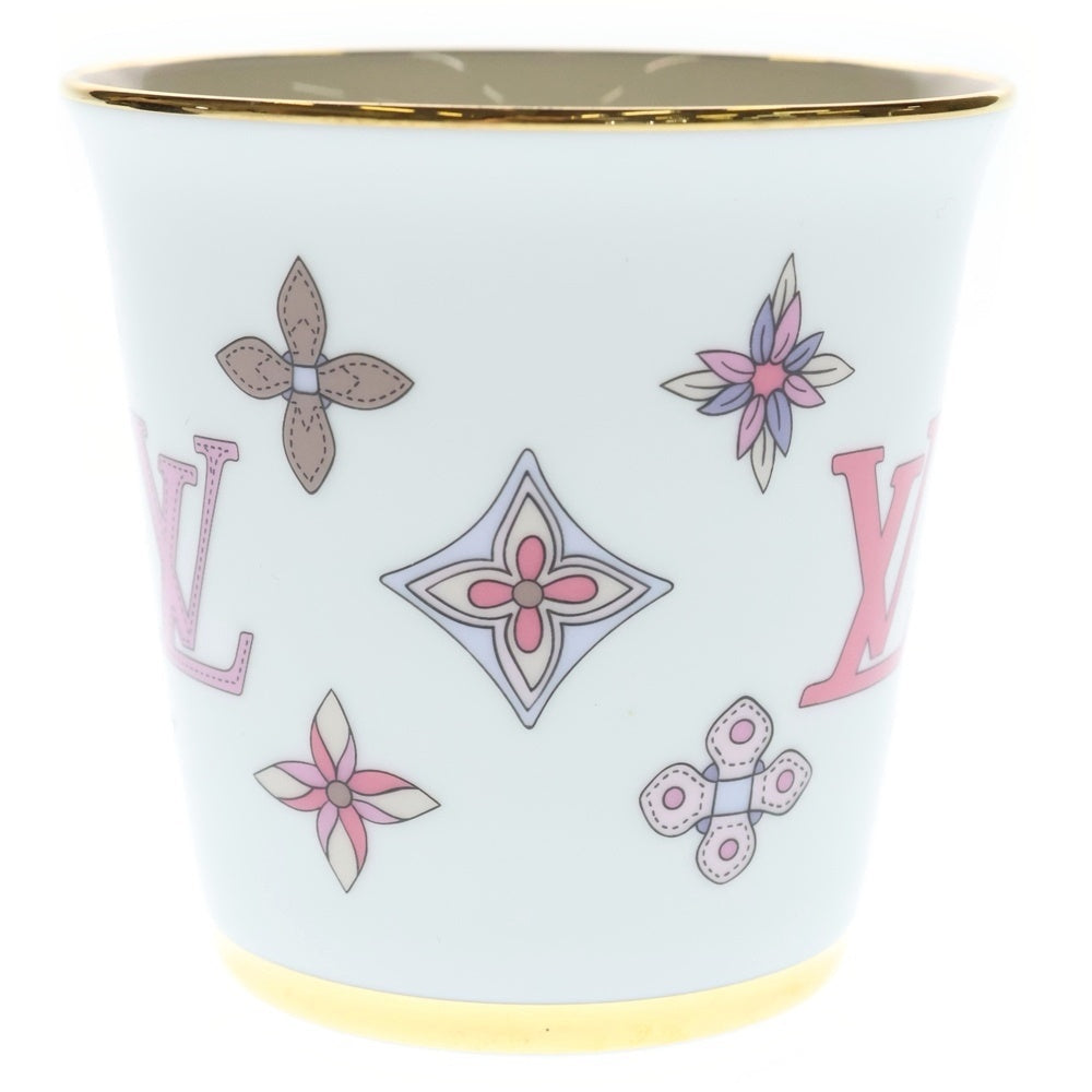 LOUIS VUITTON(ルイヴィトン) モノグラムフラワー ポーセリン マグカップ 食器 ホワイト