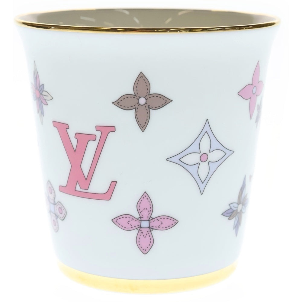 LOUIS VUITTON(ルイヴィトン) モノグラムフラワー ポーセリン マグカップ 食器 ホワイト