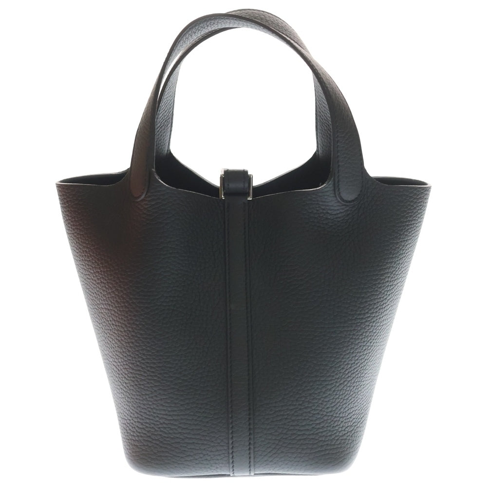 HERMES(エルメス) ピコタンロックPM ノワール トリヨンクレマンス K刻印 シルバー金具 ハンドバッグ