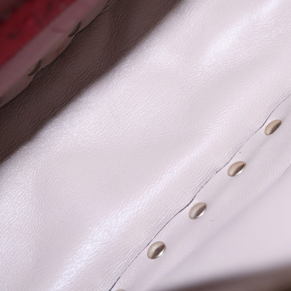 VALENTINO(ヴァレンティノ) ロックスタッズ スパイク チェーンショルダーバッグ ハンドバッグ 2WAYバッグ ピンク レザー ゴールド金具 レディース