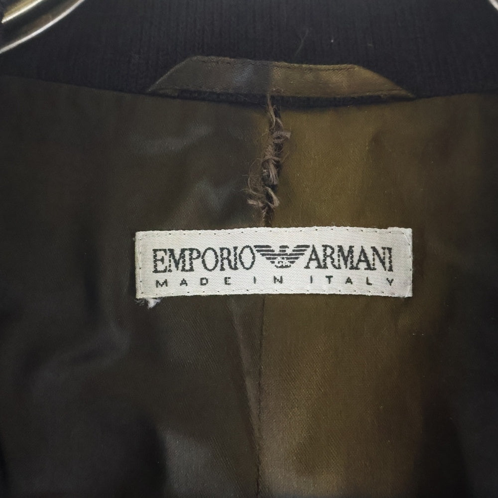 EMPORIO ARMANI(エンポリオアルマーニ) ウール ロング コート ブラック 257907